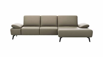 2,5-Sitzer, Longchair rechts, Armlehne/Sitztiefe verstellbar (manuell)