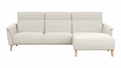 2-Sitzer, Longchair rechts, Kopfteil verstellbar (manuell)