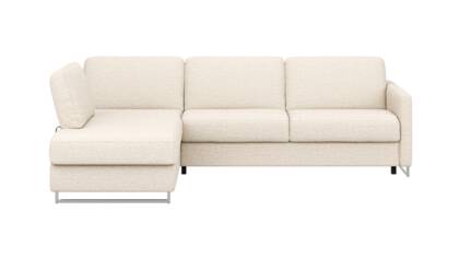 Longchair links, 2-Sitzer, Schlaffunktion (manuell)