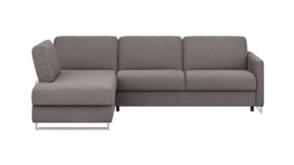 Longchair links, 2-Sitzer, Schlaffunktion (manuell)