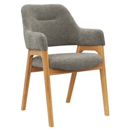 Armlehnstuhl Flore 1 - Stoff, Steingrau na Armlehnstuhl Flore steingrau masterbild 3027991 small | Homepoet