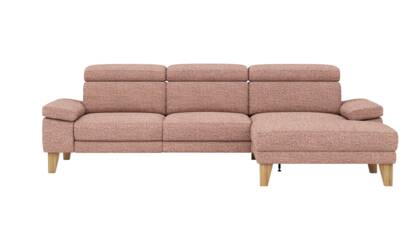 2,5-Sitzer, Longchair rechts, Kopfteil verstellbar (manuell)