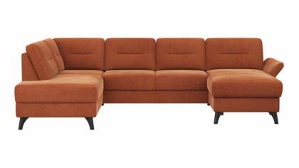 Ottomane links, 2,5-Sitzer, Longchair rechts, keine Funktionen