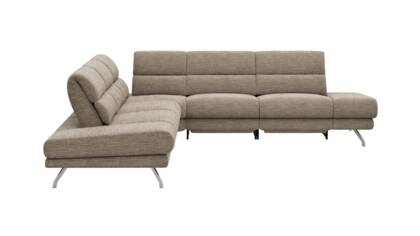 2-Sitzer, Ecke rechts, Kopfteil/Sitztiefe verstellbar (manuell), Relaxfunktion (motorisch)