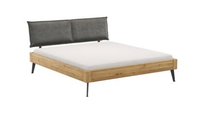 Bettgestell 1660 - Liegefläche ca. 180x200 cm, Wildeiche massiv, geölt na Bett 1660 masterbild 129650 small | Homepoet