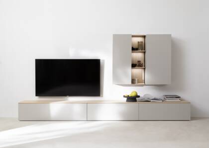 24 co  wohnwand  venzone 1 hellgrau eiche m 1 4384 24 fein small | Homepoet