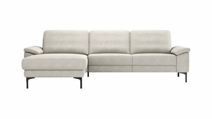 Longchair links, 2,5-Sitzer, Relaxfunktion, Sitzvorzug (motorisch)