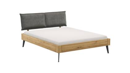 Bettgestell 1660 - Liegefläche ca. 160x200 cm, Wildeiche massiv, geölt na Bett 1660 masterbild 129429 small | Homepoet