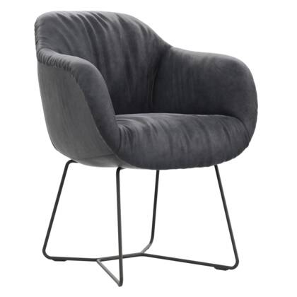 Dinnerchair Sevano - Leder, Anthrazit Co Dinning Chair Sevano 70351 Minura Anthrazit masterbild 145303 small | Homepoet