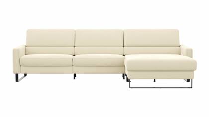 3-Sitzer, Longchair rechts, Rückenlehne verstellbar (manuell)