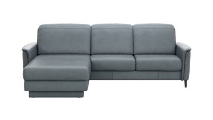 Longchair links, 2,5-Sitzer, Kopfteil verstellbar (manuell)