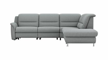 2-Sitzer, Ecke rechts, Relaxfunktion (motorisch), Kopfteil verstellbar (manuell)