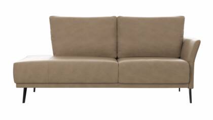 Recamiere Rosario - Ausrichtung rechts, Leder, Rauchbraun gc recamiere rosario leder rauchbraun masterbild 204848 small | Homepoet