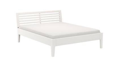 Bettgestell 1660 - Liegefläche ca. 160x200 cm, Kiefer massiv, Weiß na Bett 1660 masterbild 129422 small | Homepoet