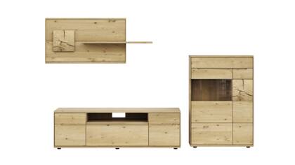 Wohnwand Amora - Wildeiche massiv bianco gc Wohnkombination Amora masterbild 108720 small | Homepoet