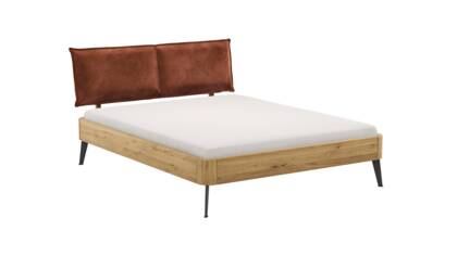 Bettgestell 1660 - Liegefläche ca. 160x200 cm, Wildeiche massiv, geölt na Bett 1660 masterbild 129655 small | Homepoet