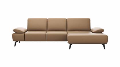 2,5-Sitzer, Longchair rechts, Armlehne/Sitztiefe verstellbar (manuell)
