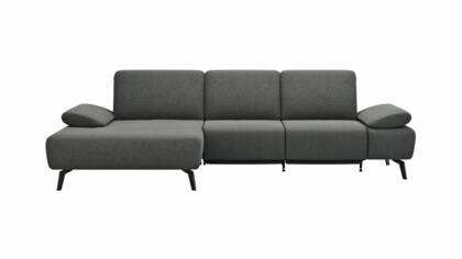 Longchair links, 2,5-Sitzer, Armlehne verstellbar (manuell)