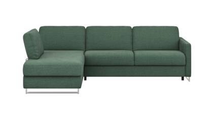Longchair links, 2-Sitzer, Schlaffunktion (manuell)