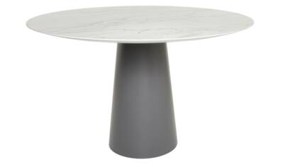 Esstisch Cono - LB 120x120 cm rund, Keramik, Weiß co 25 esstisch cono keramik calakatta onyx fs 01 001 small | Homepoet