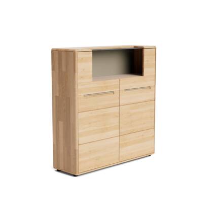 gf 26 calpe highboard eiche massiv ma small | Homepoet