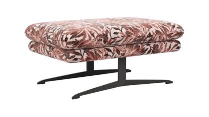 Hockerbank Hubertus - Stoff, Muster Comfort Republic Hocker Hubertus blumig rot masterbild 141760 small | Homepoet