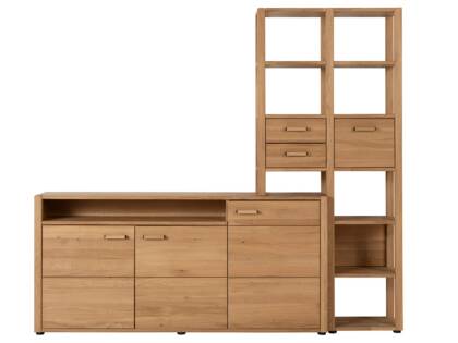 Wohnwand Elara - Eiche massiv, legno geölt 008.22 na 26 wohnwand elara eiche legno fs 02 small | Homepoet