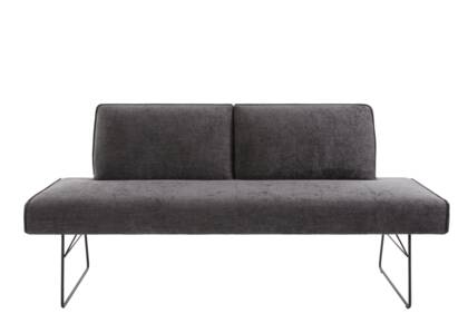 Polsterbank Elda - Breite ca. 184 cm, Stoff, Anthrazit gs 25 Essbank St  hle Elda Stoff antracite ma 03 small | Homepoet