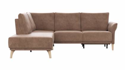 Ecke links, 2-Sitzer, Armlehne verstellbar (manuell), Relaxfunktion (motorisch)