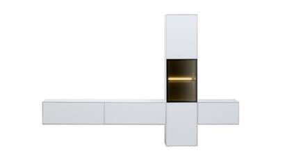 Wohnwand Medio - inkl. Beleuchtung, Lack, Weiß gf 25 wohnwand medio lack polarweiss ma 011 6 02 small | Homepoet