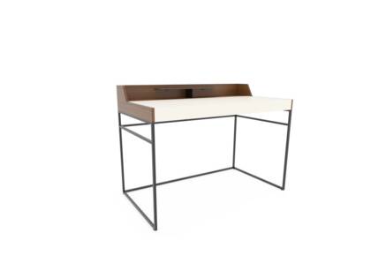 Schreibtisch nussbaum lack weiss Masterbild 111507 small | Homepoet