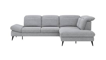 2,5-Sitzer, Ecke rechts, Schlaffunktion, Kopfteil/Armteil/Sitztiefe verstellbar (manuell)