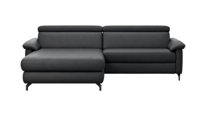 Longchair links, 1-Sitzer, Kopfteil verstellbar (manuell)