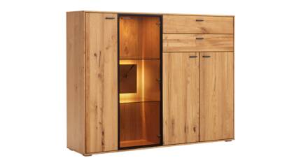 gf 25 Highboard Fibra eiche teilmassiv mit Beleuchtung ma 004 3 01 small | Homepoet