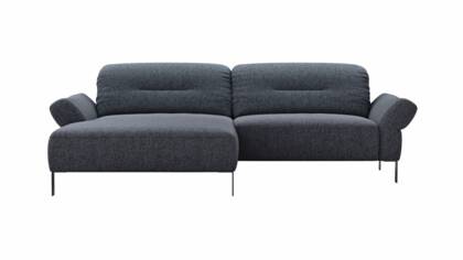 Longchair links, 1,5-Sitzer, Kopfstütze/Armlehne verstellbar (manuell), Sitzvorzug (motorisch)