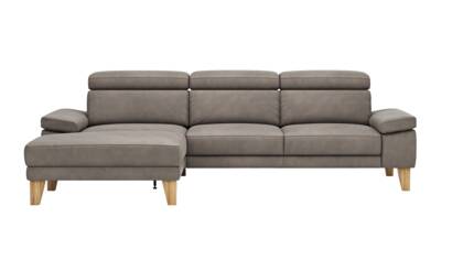 Longchair links, 2,5-Sitzer, Kopfteil verstellbar (manuell)