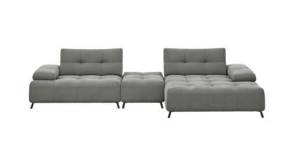 1-Sitzer, Longchair rechts, Armlehne/Sitztiefe verstellbar (manuell)