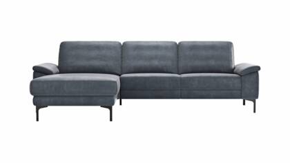 Longchair links, 2,5-Sitzer, Relaxfunktion, Sitzvorzug (motorisch)