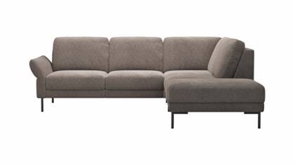 Ecksofa Rockport A - 2,5-Sitzer mit Ecke rechts inkl. Armlehne klappbar, Stoff, Braun na Polsterecke Rockport A masterbild braun 146232 small | Homepoet