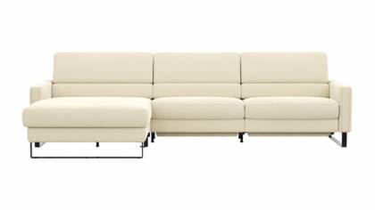 Longchair links, 3-Sitzer, Relaxfunktion (motorisch)