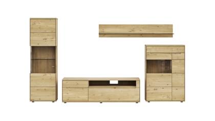 Wohnwand Amora - Wildeiche massiv bianco gc Wohnkombination Amora masterbild 108723 small | Homepoet