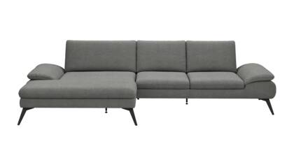 Longchair links, 2,5-Sitzer, Armlehne/Sitztiefe verstellbar (manuell)