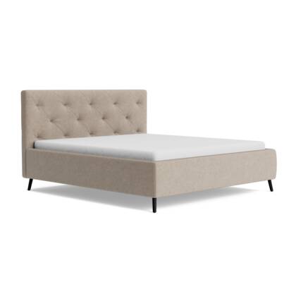 gf 26 polsterbet coria b stoff taupe ma small | Homepoet