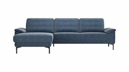 Longchair links, 2,5-Sitzer, Relaxfunktion, Sitzvorzug (motorisch)