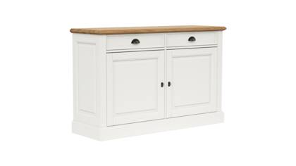 Kommode Louisiana - teilmassiv, Weiß la Kommode Louisiana masterbild 119450 small | Homepoet