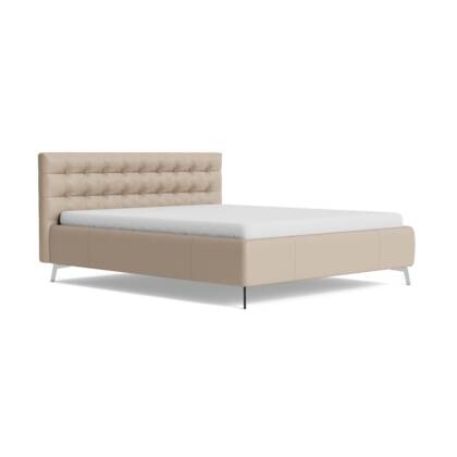 gf 26 polsterbett coria c leder bisquit ma small | Homepoet