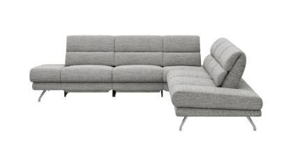 Ecke links, 2-Sitzer, Kopfteil/Sitztiefe verstellbar (manuell), Relaxfunktion (motorisch)