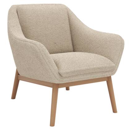 Sessel Karasu - Posh, Stoff, Natur na Sessel Karasu natur masterbild 149399 small | Homepoet