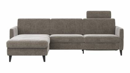 Longchair links, 2,5-Sitzer, Relaxfunktion/ Kopfteil verstellbar(motorisch)