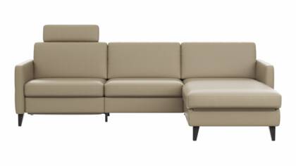 2,5-Sitzer, Longchair rechts, Relaxfunktion/ Kopfteil verstellbar(motorisch)